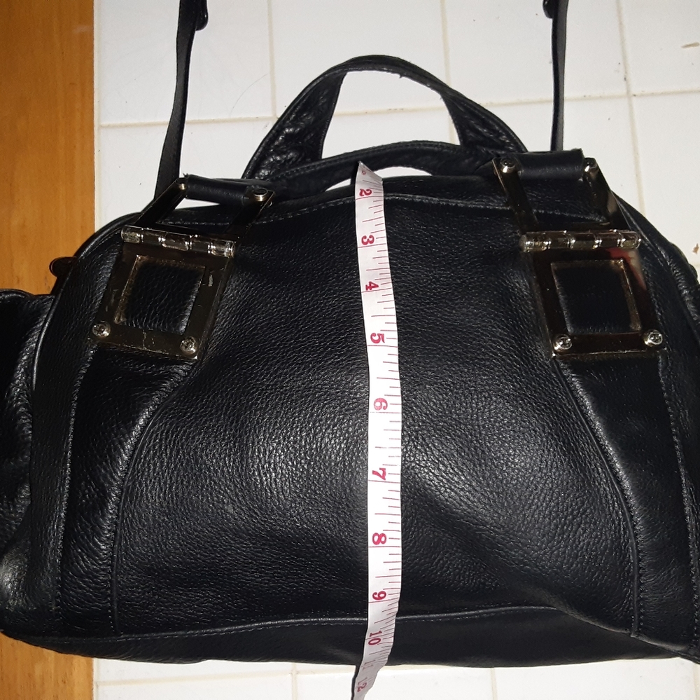 Kelsie Dragger Black Leather  Shoulder bag - Picture 8 of 15